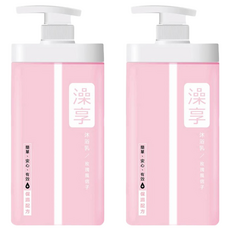 澡享 沐浴乳 玫瑰風信子, 1kg, 2瓶