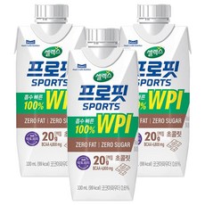 셀렉스 프로핏 스포츠 초콜릿, 330ml, 3개