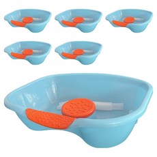 DearMomo 老人 患者 孕婦 洗頭 洗髮盆, 天空橘, 6個