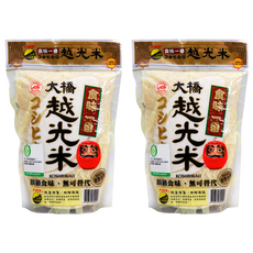 大橋牌 頂級越光米, 臺灣越光米專業品牌，品質卓越, 日本原種在臺灣栽培，純度高, 1.5kg, 2包, 頂級