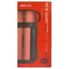 LocknLock 樂扣樂扣 新佳益特廣口壺 LHC1425R-OCH, 1個, Red, 1.2L
