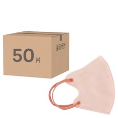 德冠 幼童3D立體耳繩, 馬卡粉, 50片, 1盒