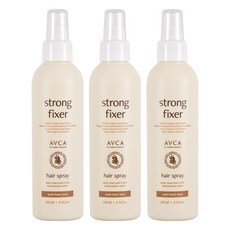 아브카 스트롱 탈모증상완화 앞머리 스타일링 헤어픽서 스프레이, 3개, 200ml