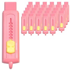 泡沫滑動橡皮擦, 粉紅色, 30個