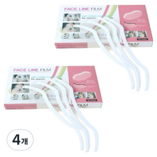 FXSZB 額頭貼式臉部保護膜 50入, 4個, 透明