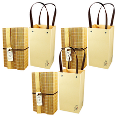 龍源茶品 鑫龍源 竹息禪風杉林溪流瀧頭冷冽香韵烏龍高山茶葉禮盒 附提袋, 茶葉75g 2包, 3盒