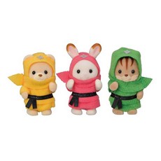 EPOCH Sylvanian Families 森林家族 三色忍者寶寶組, 1盒