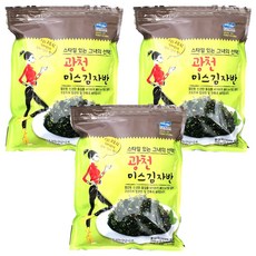 한아담식품 광천 미스 김자반, 500g, 3개