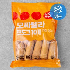 식자재왕 모짜렐라 핫도그 (냉동), 80g, 10개입, 1개