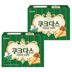 COUQUE D'ASSE 咖啡薄燒夾心餅, 128g, 2盒