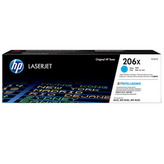 hp 惠普 碳粉匣高印量 HP印表機適用 206X/W2111X, 青色, 1盒