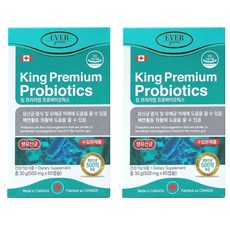 에버그린 킹 프리미엄 프로바이오틱스, 60정, 2개