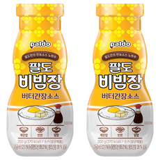 팔도 비빔장 버터간장소스, 200g, 2개