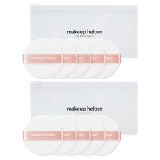 makeup helper Art Pact 蜜粉粉撲, 單一顏色, 10個