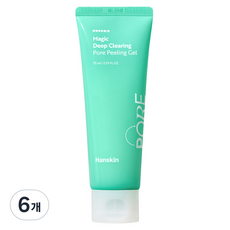 한스킨 매직 딥 클리어링 모공 필링 젤, 75ml, 6개