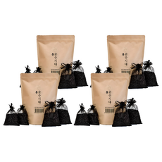 순수시대 활성탄 실내 탈취제 본품 + 망사주머니 4개, 4세트