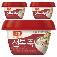 양반 전복죽, 287.5g, 3개