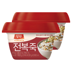 양반 전복죽, 287.5g, 2개