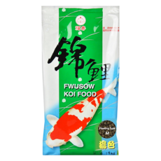 福壽實業 錦鯉揚色魚飼料 M, 1kg, 1袋
