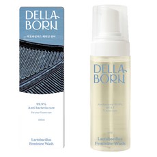 Della Born 乳酸菌女性私密處清潔慕斯, 1瓶