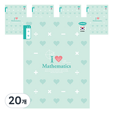 펜피아 1000 초등 3 6수학 제본노트, B블루그린 하트, 20개