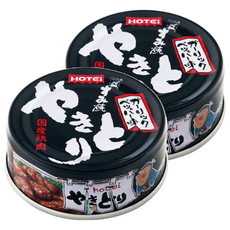 HOTEi 燒烤雞肉罐 黑胡椒蒜味 75g, 2罐