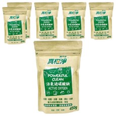 真柑淨 活氧過碳酸鈉, 450g, 6包