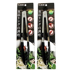 TU 良品 可立式矽膠料理夾, 隨機出貨, 2入