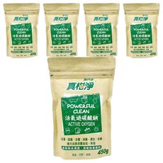 真柑淨 活氧過碳酸鈉, 450g, 5包