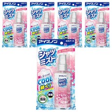 Hakugen 白元 衣物涼感噴霧, 皂香, 100ml, 5瓶