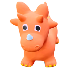 Banseok Sports 動物造型跳跳球 恐龍, 1個, 橘色