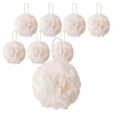 Pernoel 緻密柔軟懸掛式泡泡淋浴球套裝, Ivory, 4個, 2個裝