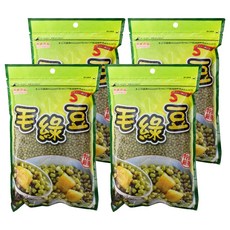 耆盛食品 毛綠豆, 500g, 4包