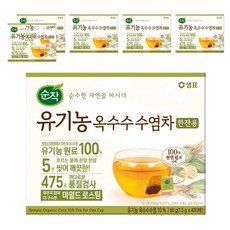 순작 유기농 옥수수수염차, 1.5g, 40개입, 6개