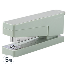 Deli Nusign 可調角度 360度旋轉式省力釘書機, 薄荷綠, 5個