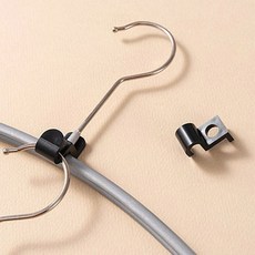 MAWA 衣架連接掛鉤, 5個, 黑色