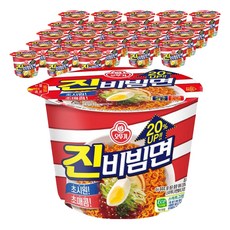 오뚜기 진비빔면 134g, 24개