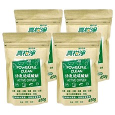 真柑淨 活氧過碳酸鈉, 450g, 4包