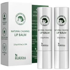 Rockies 自然鎮靜潤唇膏 3.5g, 無色, 3.5克, 2個