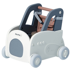 Jane&Nini Toy 兒童多功能推車 適用年齡3歲以上 PP聚丙烯 PE聚乙烯, 白色 + 藍色