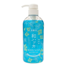 潤素肌 薄荷涼感消臭沐浴露, 1個, 480ml