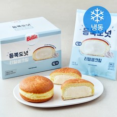 듬뿍도넛 리얼생크림 (냉동), 100g, 1개, 3개입