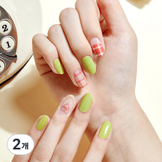 나나프로젝트 젤네일 스티커, 러브유 러브유, 2개