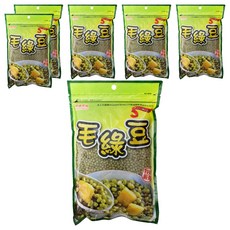 耆盛食品 毛綠豆, 500g, 6包