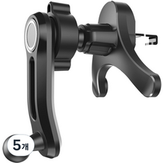 AUTO CREW Y型旋轉夾式出風口車用支架, 黑色, 5個