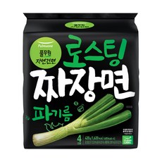 Pulmuone 乾麵條烤炸醬麵蔥拉麵, 4包