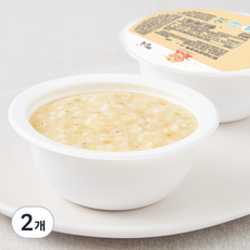 짱죽 중기 8개월 부터 이유식 죽, 혼합맛(닭가슴살 / 버섯), 200g, 2개