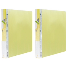 雙德 粉彩4孔夾, 粉黃色, 2個