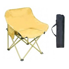 橡合杉 便攜式折疊椅 附收納袋, 1個, 卡其色