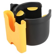 推車水杯架, 黃黑色, 1個